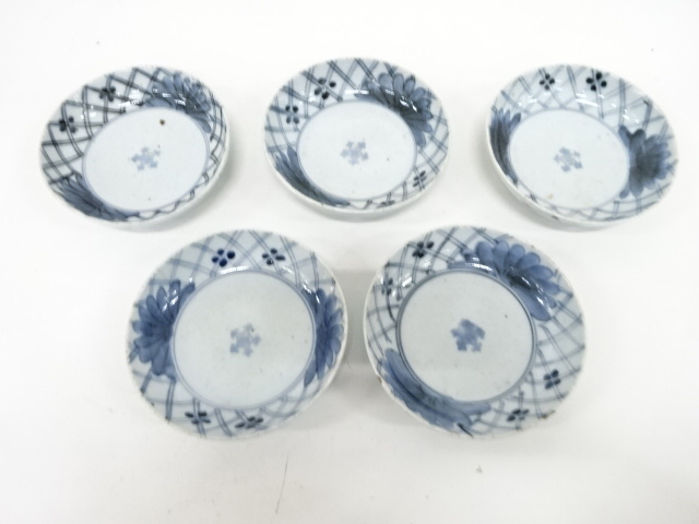 古伊万里コンニャク印判小皿豆皿5枚 | ヤマダウェブコム